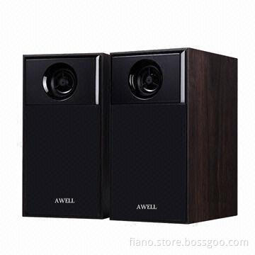 2.0CH Wooden Speaker with 10k Input Impedance